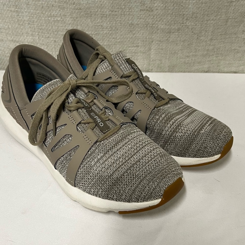 Womens taupe Abeo casual shoes